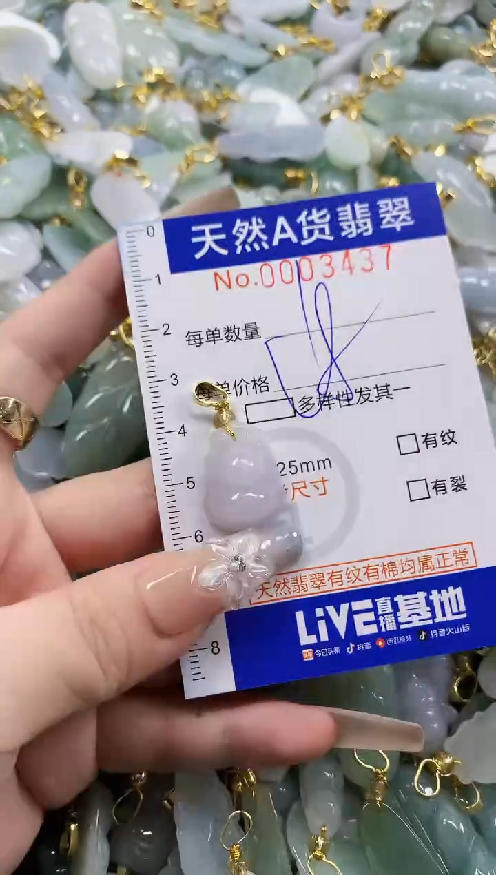 颈饰未镶嵌翡翠天然A货翡翠