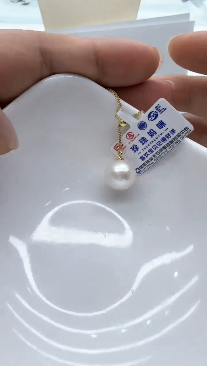 【闪购商品】淡水珍珠颈饰银S925镶嵌清货