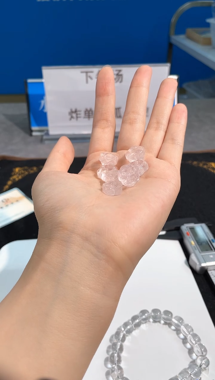 【闪购商品】水晶手链未镶嵌145号粉水配件