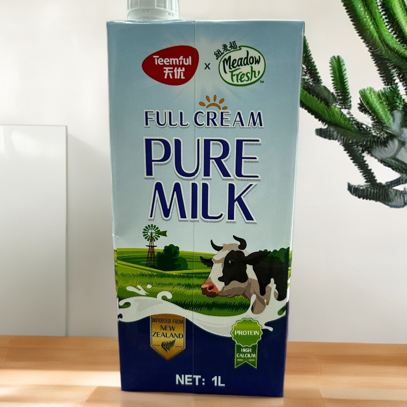 新西兰原装进口纽麦福全脂牛奶高钙纯牛奶1L*2