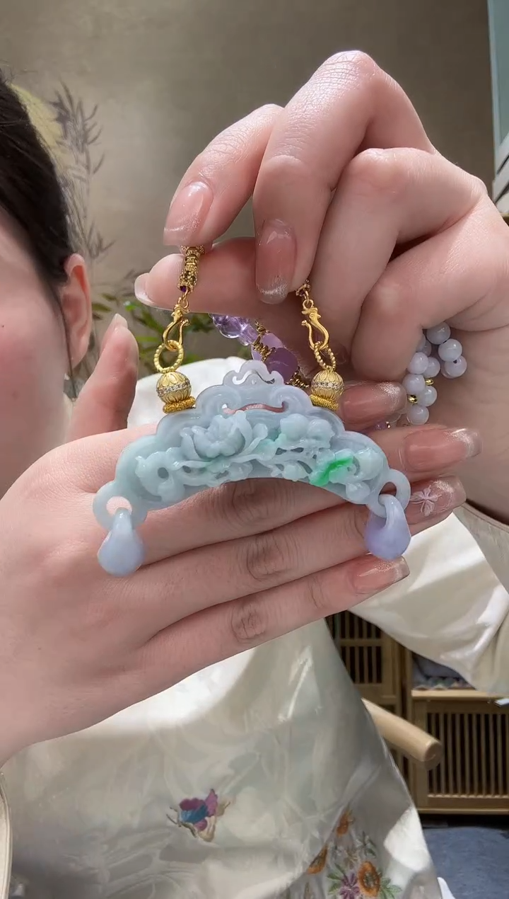 【闪购商品】翡翠颈饰未镶嵌吊坠