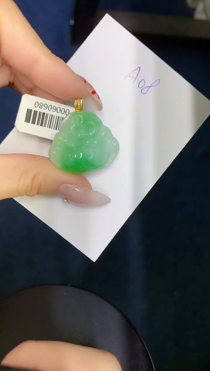 【闪购商品】翡翠颈饰18K金镶嵌0000000000