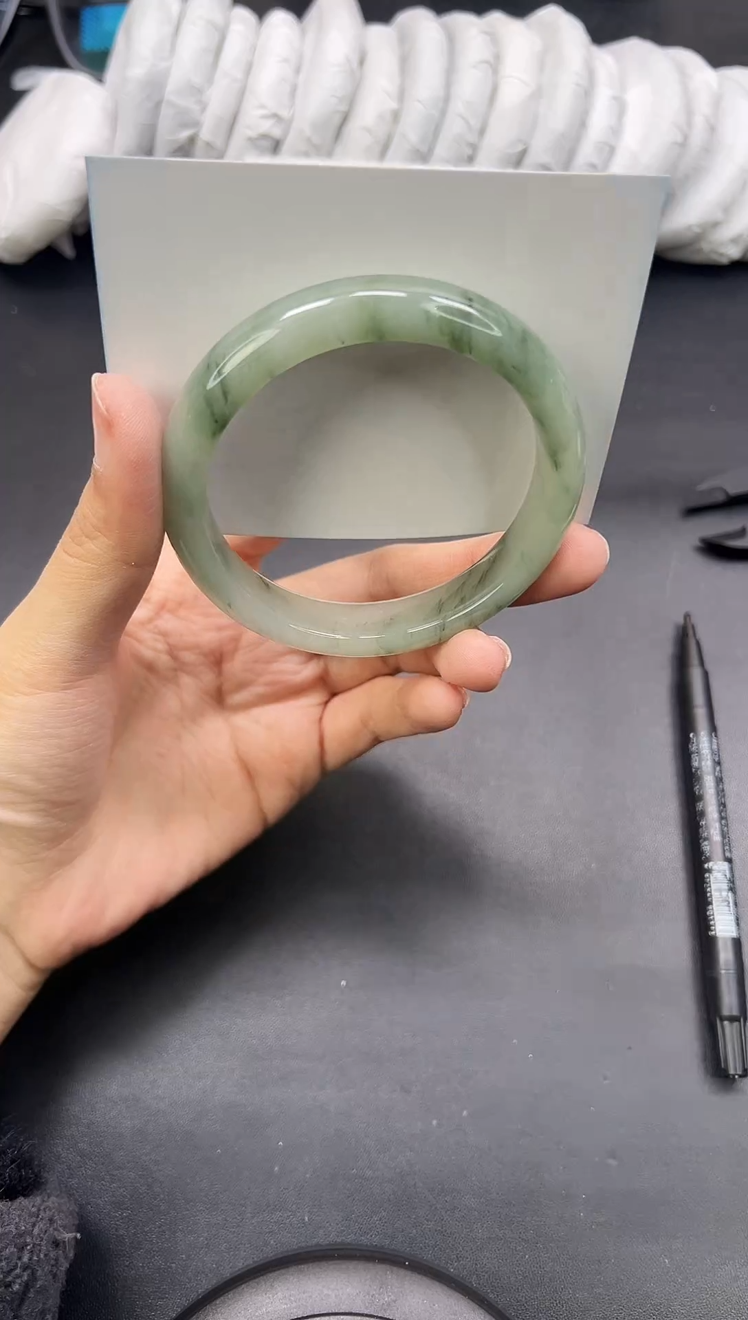 未镶嵌手镯石英质玉A51-62`63