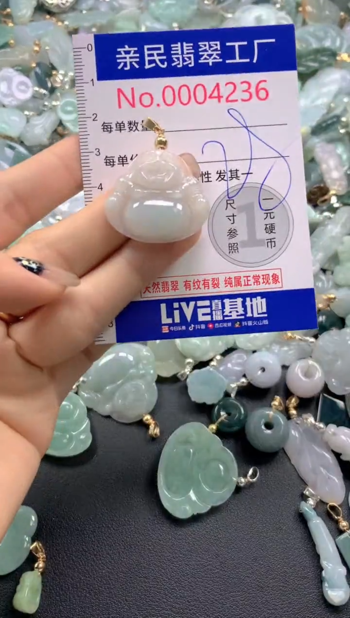 颈饰未镶嵌翡翠4236