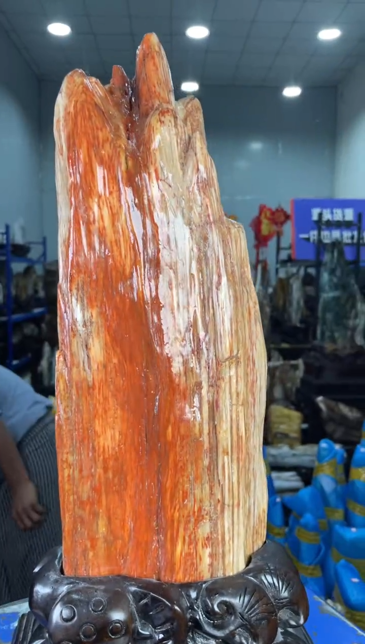 【闪购商品】硅化玉摆件未镶嵌37