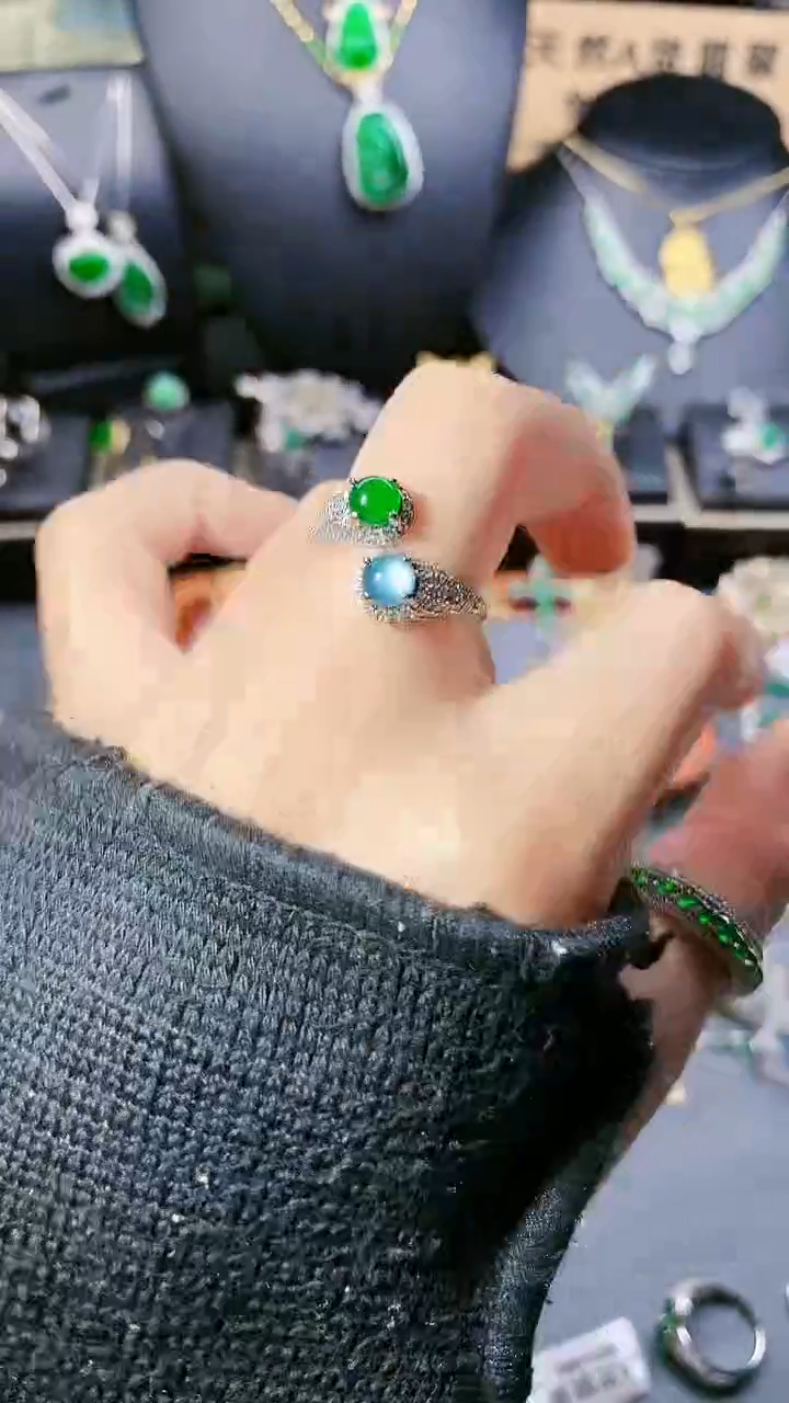 【闪购商品】翡翠戒指未镶嵌戒指