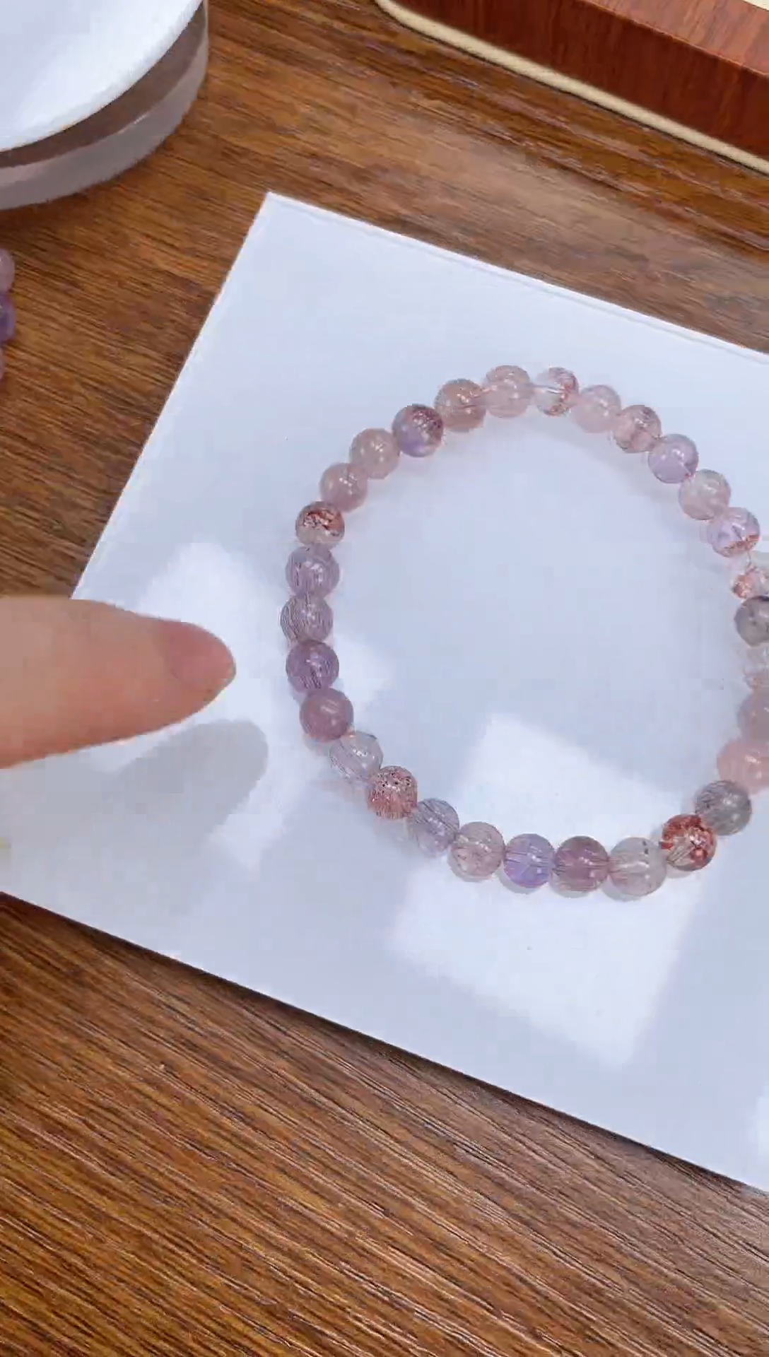 【闪购商品】水晶手链未镶嵌天然超七6mm多样性发一