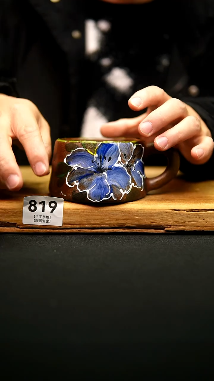 @@陶园瓷舍@@纯手工手绘@高温釉下彩