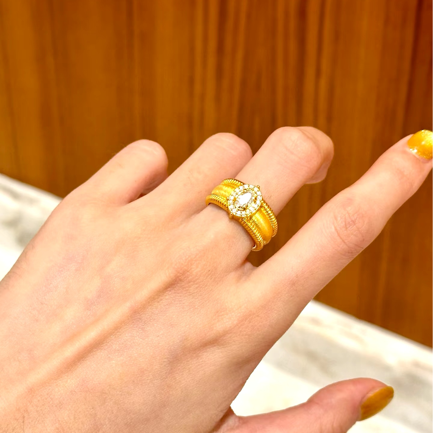 足银戒指 足银鸽子蛋戒指女2025网红新爆款送女友生日礼物