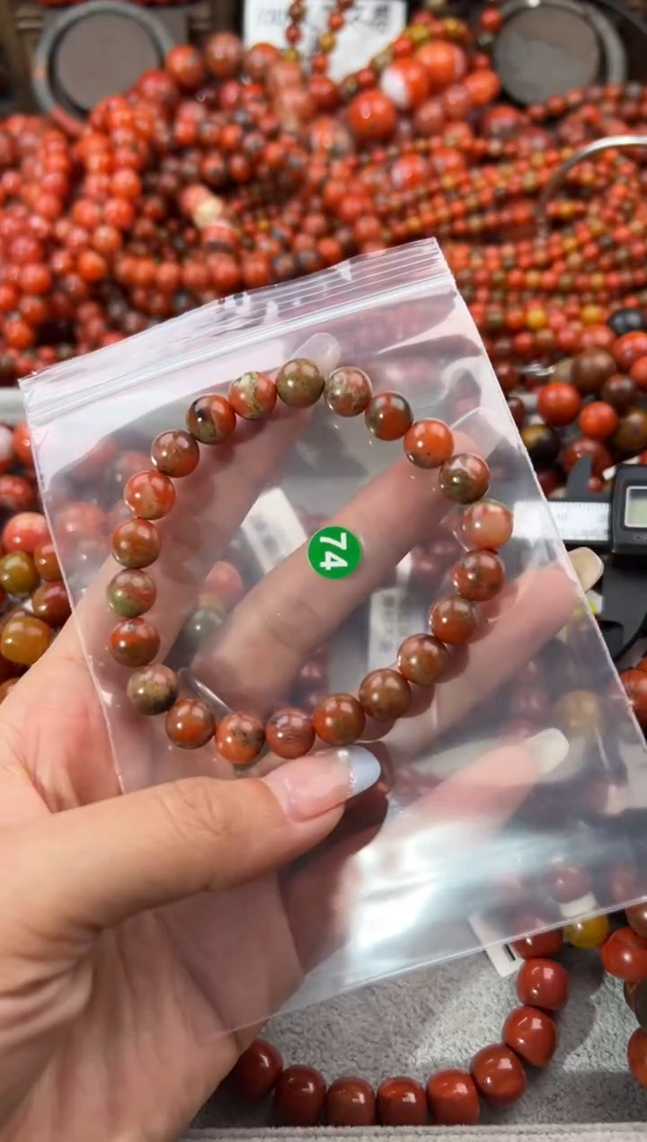未镶嵌手串南红玛瑙9+