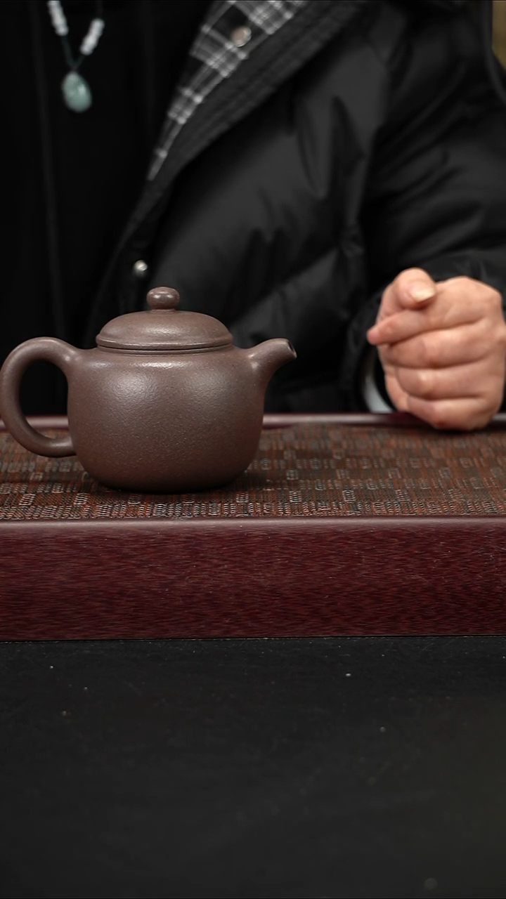 茶壶紫砂lzx全砂天青匏尊