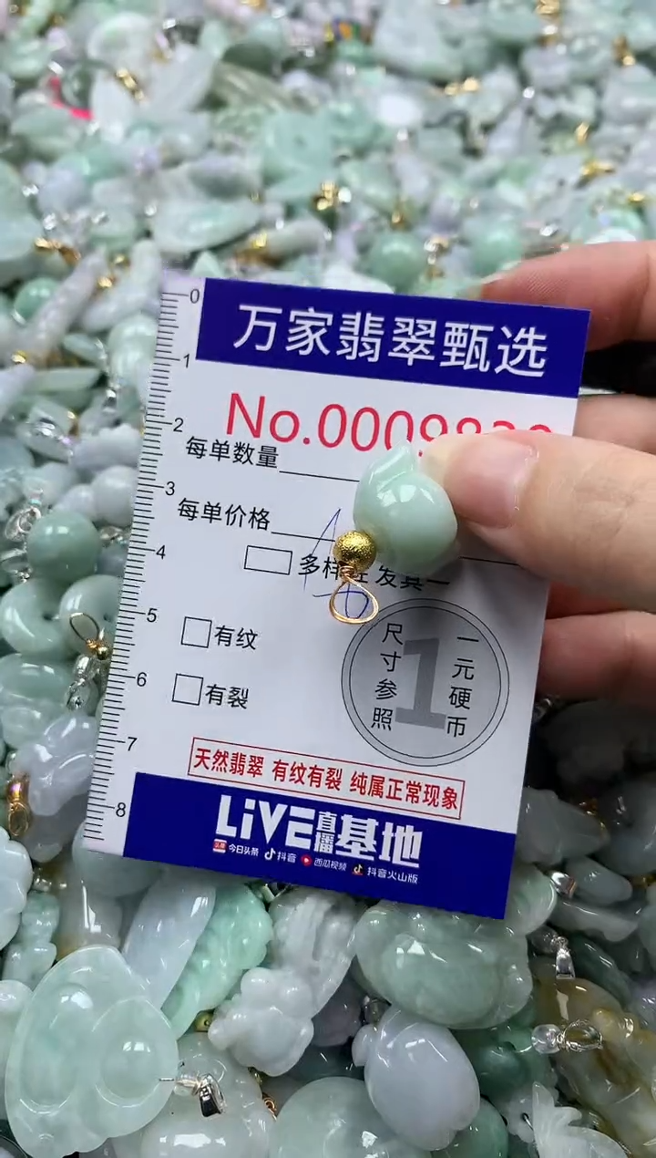 吊坠(不含链)未镶嵌翡翠9838