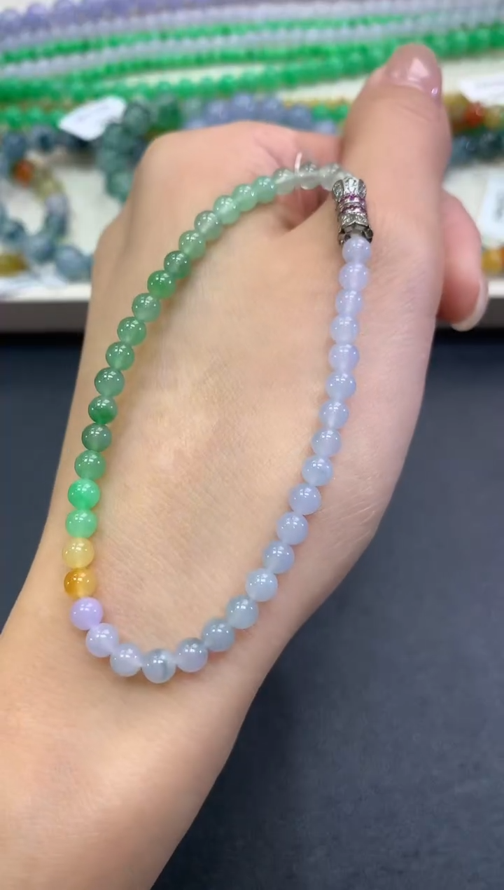 【闪购商品】翡翠手串未镶嵌q357  多样性一件发货