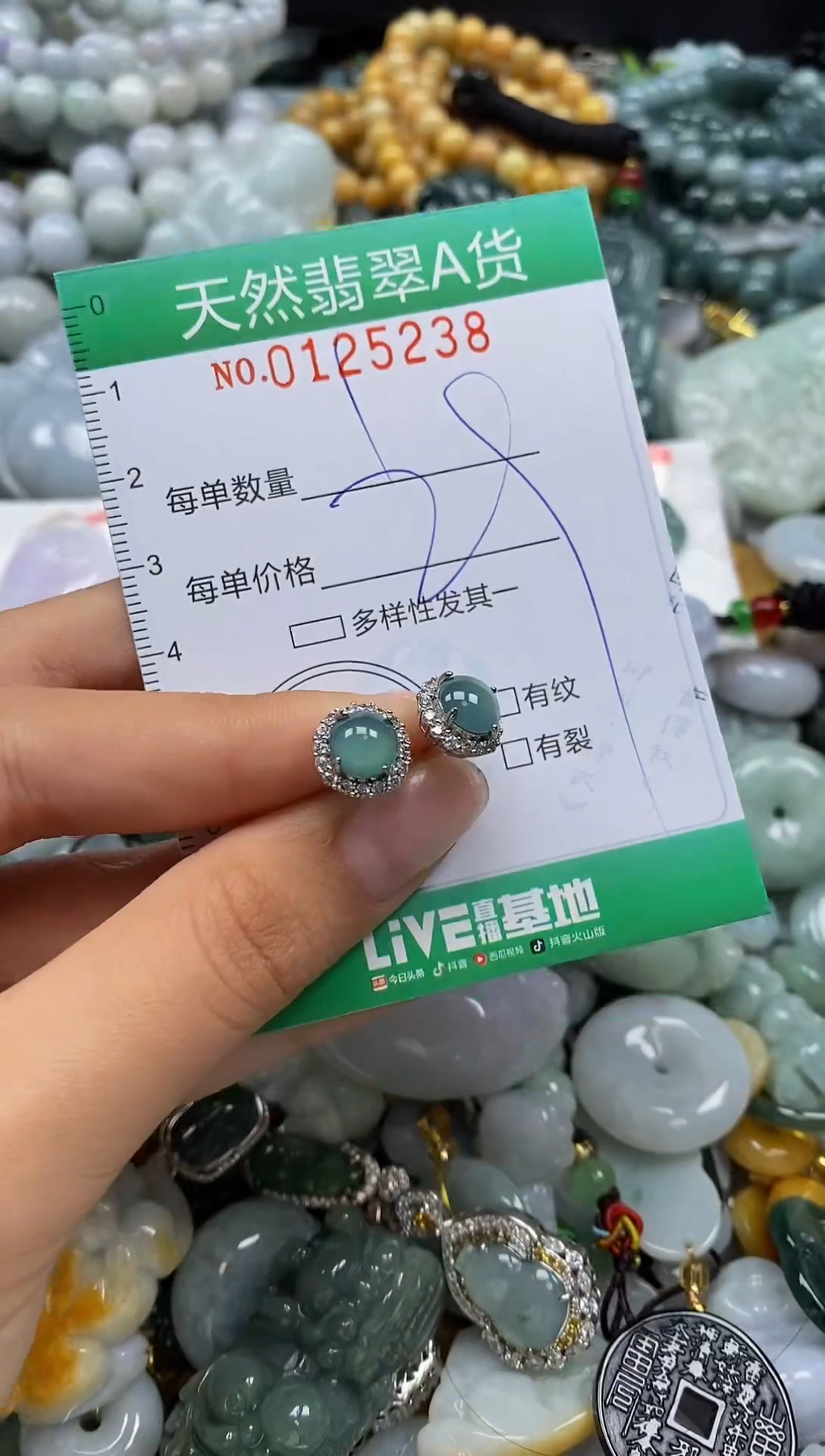 翡翠未镶嵌颈饰闪购0125238