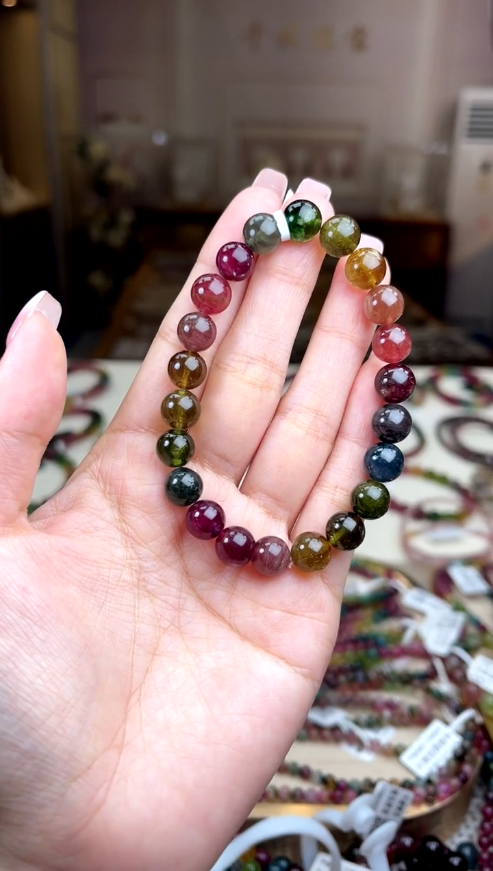 【闪购商品】碧玺/未镶嵌8mm+碧玺单圈多样性发货