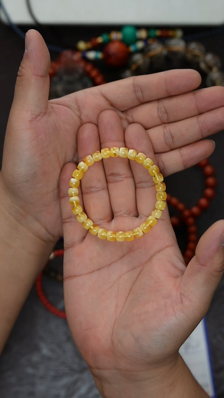 未镶嵌蜜蜡裸石蜜蜡手串
