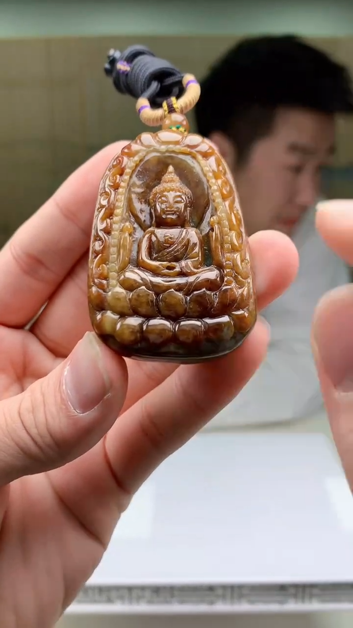 【闪购商品】定制翡翠未镶嵌5028bb-毛货挂件170