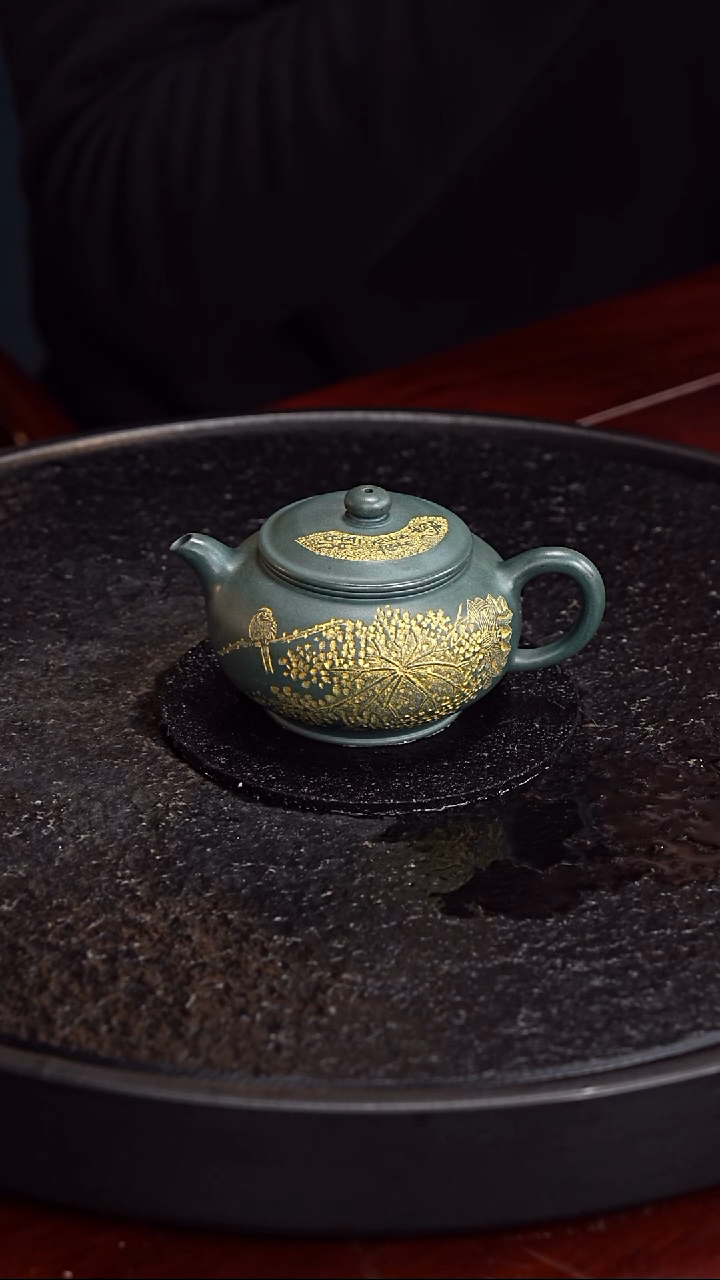 茶壶紫砂蒋氏工堂  玉露63 绿泥 170毫升