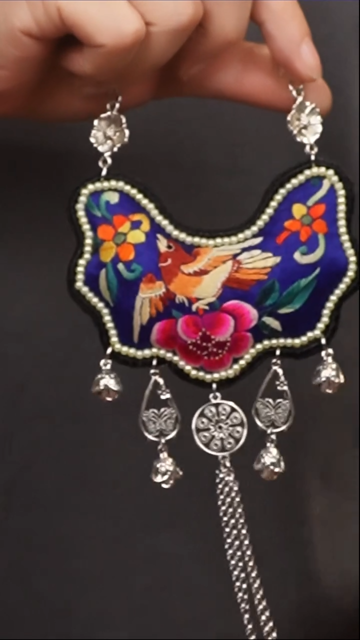 刺绣0107  高吉文创  直播老绣