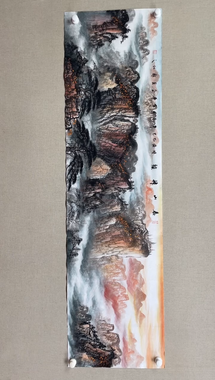 国画180*48 李金华李金华李金华李金华李金华