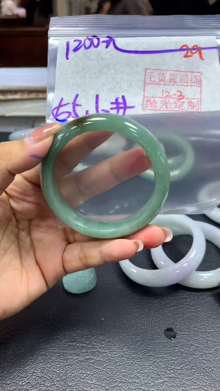 未镶嵌定制翡翠毛货需精细抛光+拍一发一+29