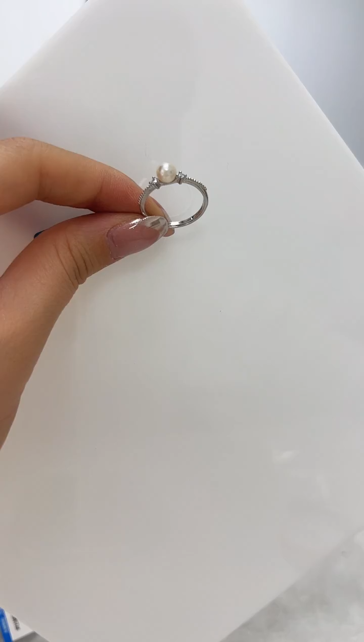 【闪购商品】海水珍珠DA银S925镶嵌戒指  C1157