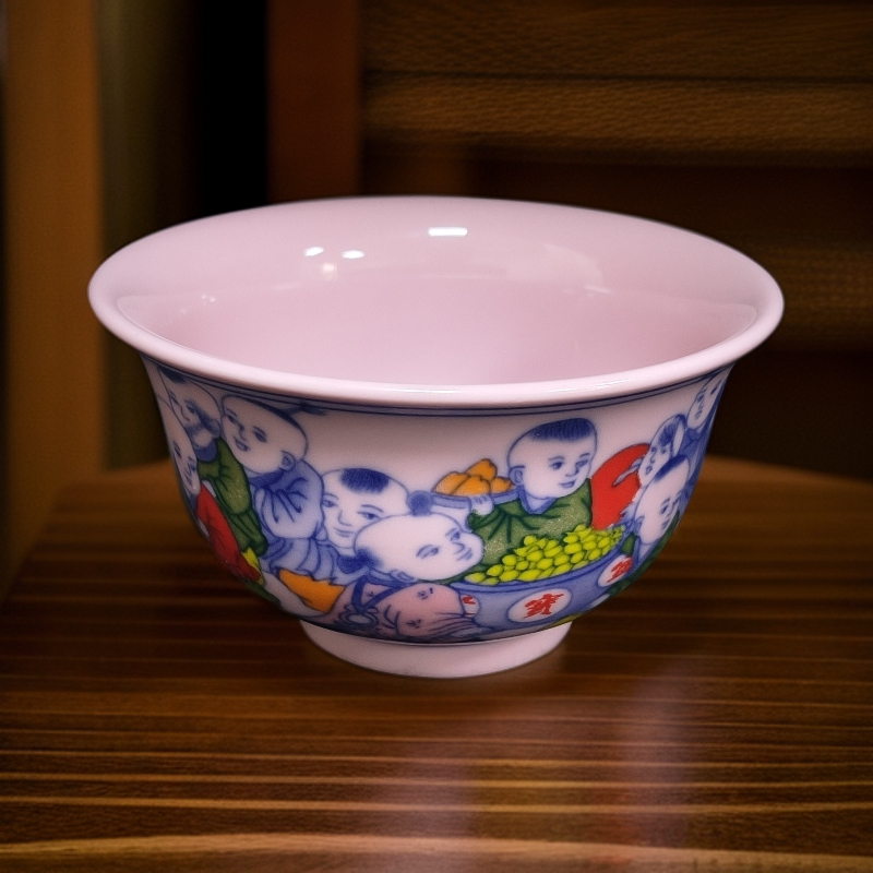 XD-ZH-XD8837红稀土百福压手杯+礼盒