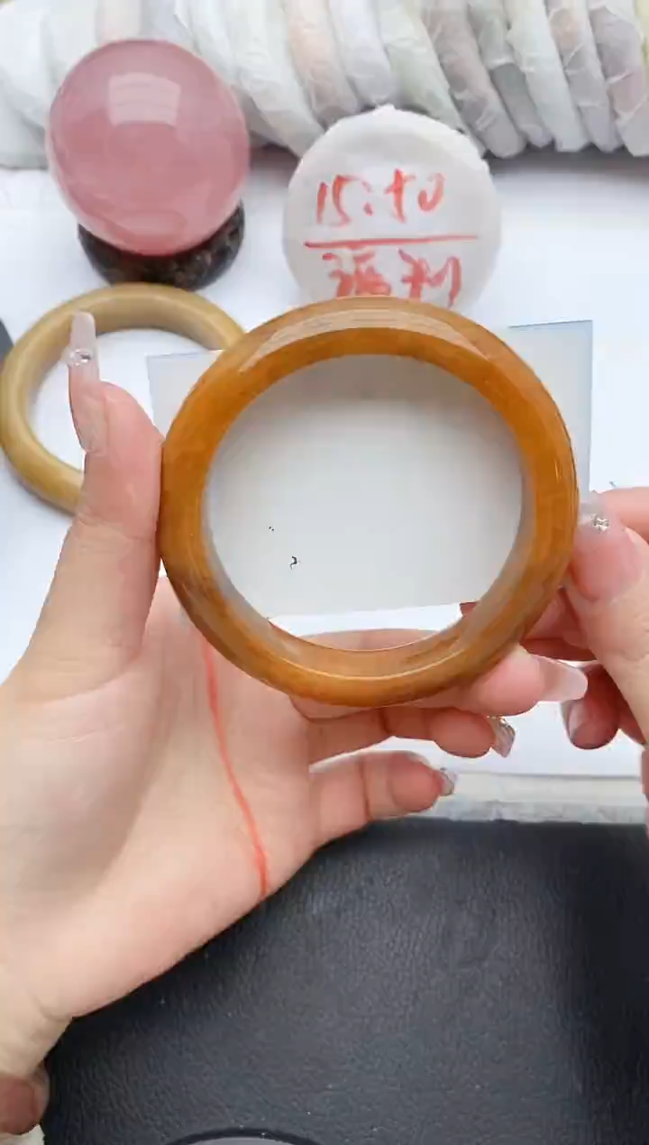 【闪购商品】石英质玉手镯未镶嵌G354+60/61