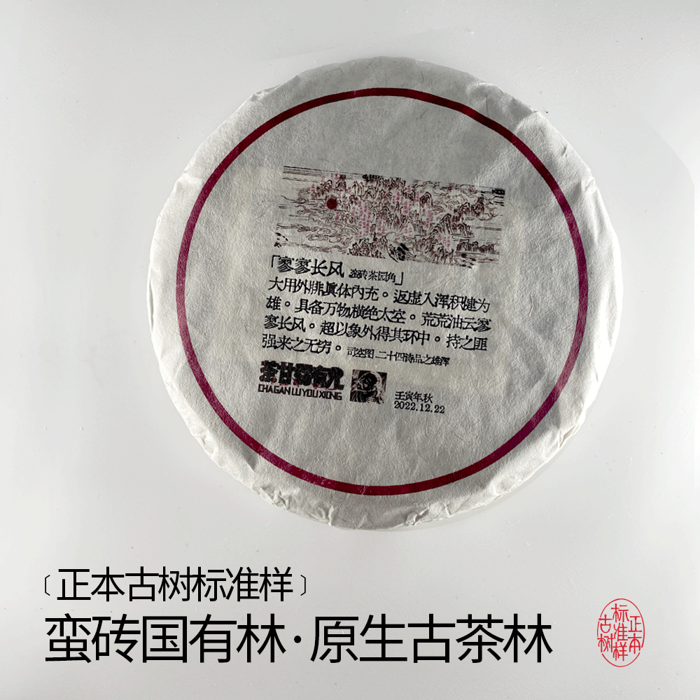 【正本古树标准样】蛮砖古树“寥寥长风”易武和古六山核心山头