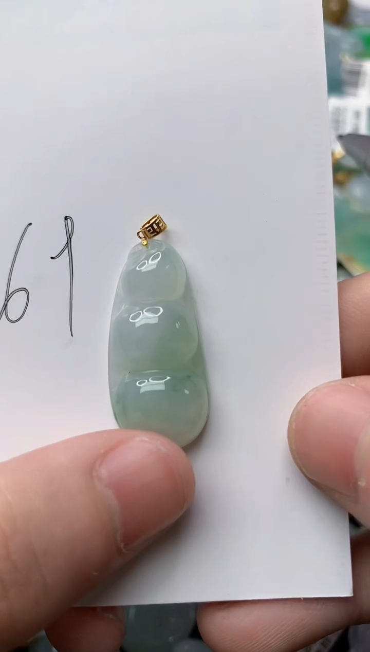 【闪购商品】翡翠颈饰18K金镶嵌48.........