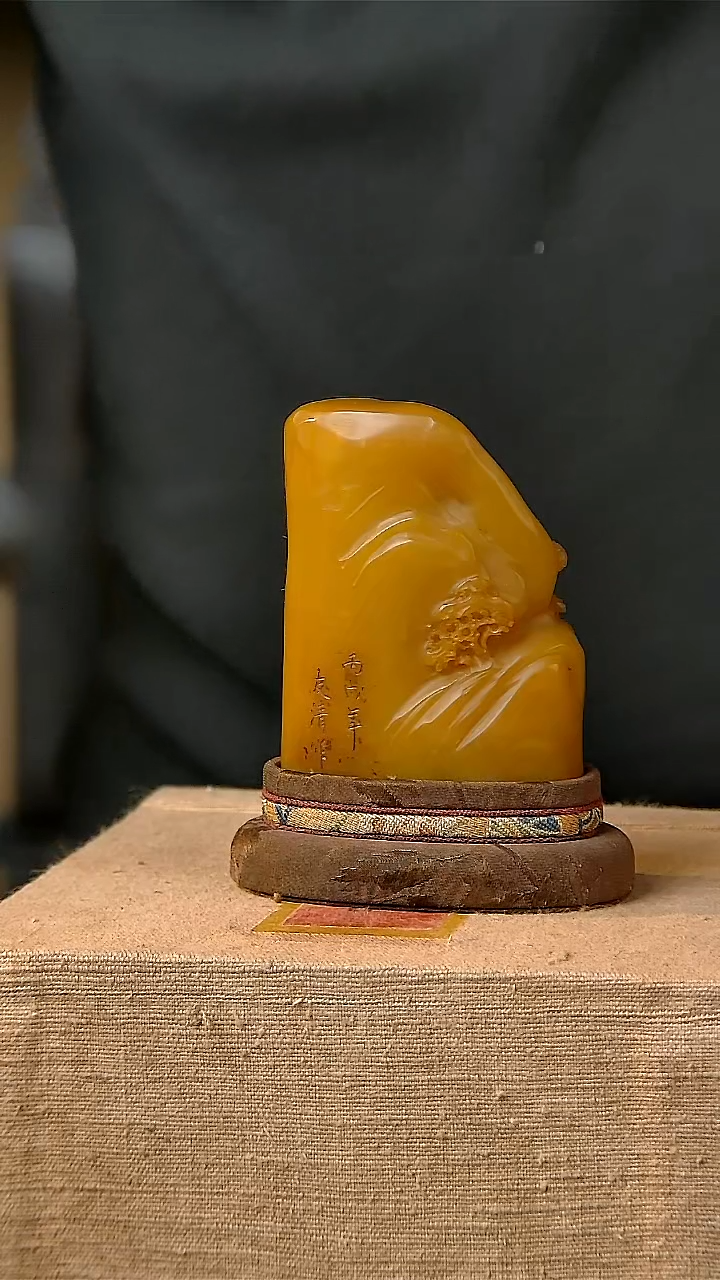 寿山石印石一物一拍