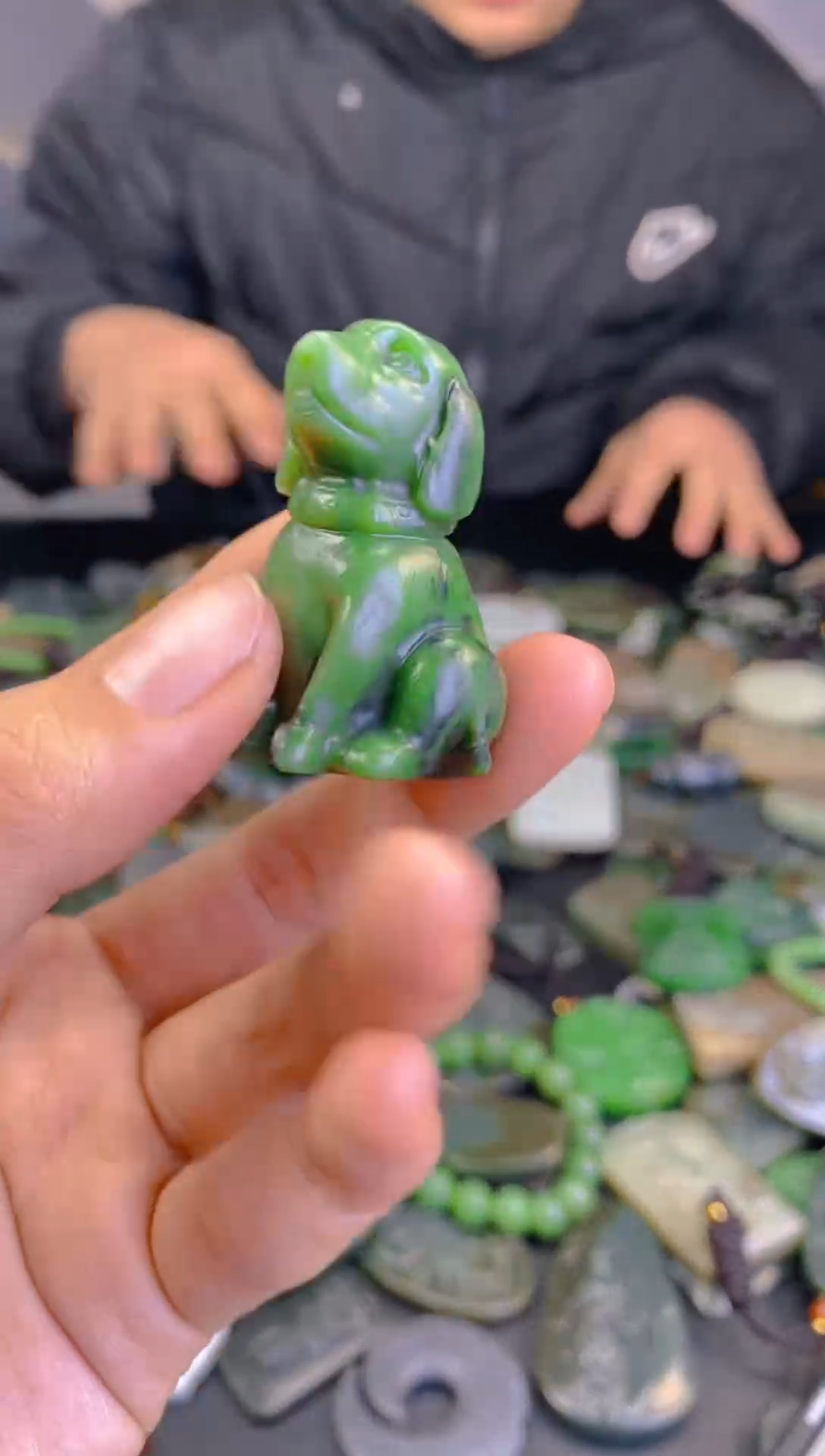 未镶嵌和田玉珠宝半成品1