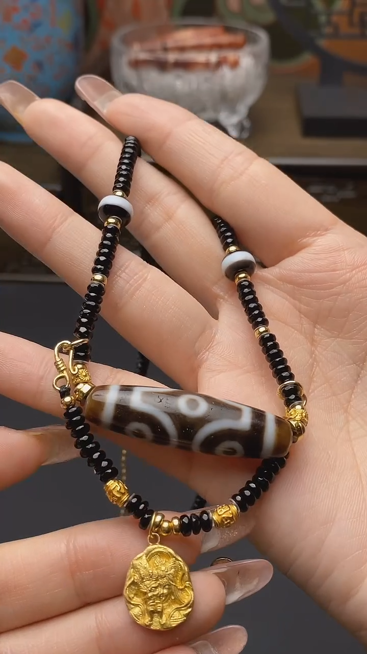 【闪购商品】玛瑙/玉髓颈饰未镶嵌上肯杵六锁骨链