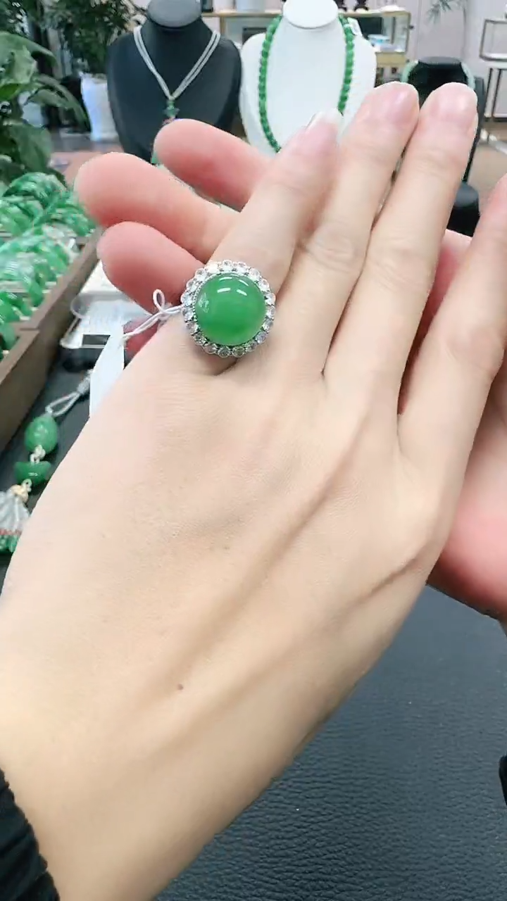 未镶嵌1石英质玉（非洲翠）/6620