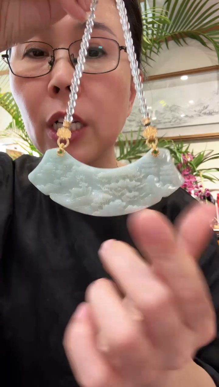 【闪购商品】翡翠颈饰未镶嵌国风