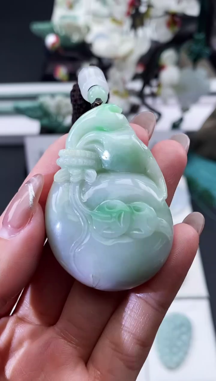 【闪购商品】翡翠颈饰未镶嵌天然缅甸翡翠A货