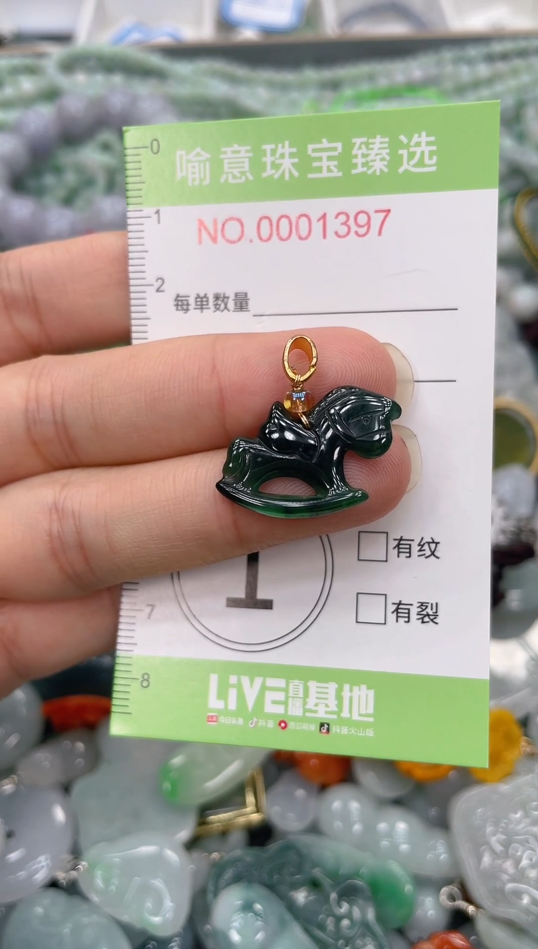 颈饰未镶嵌翡翠007
