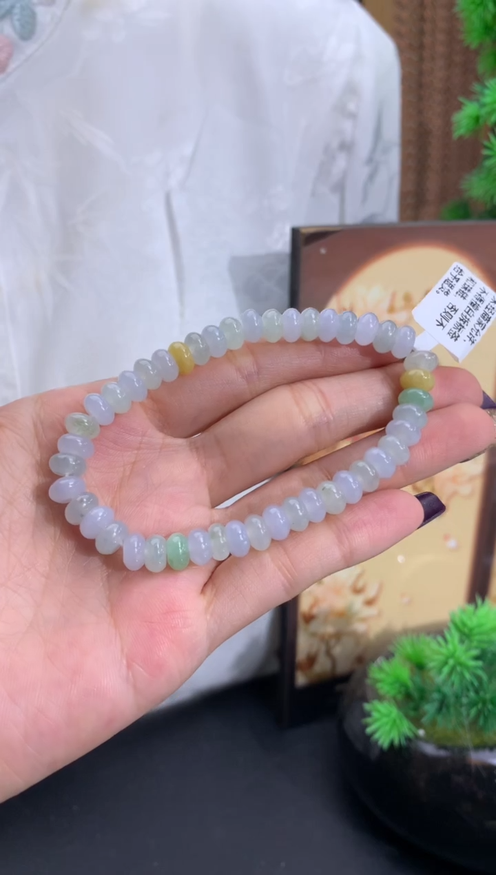 未镶嵌手串翡翠卡7mm