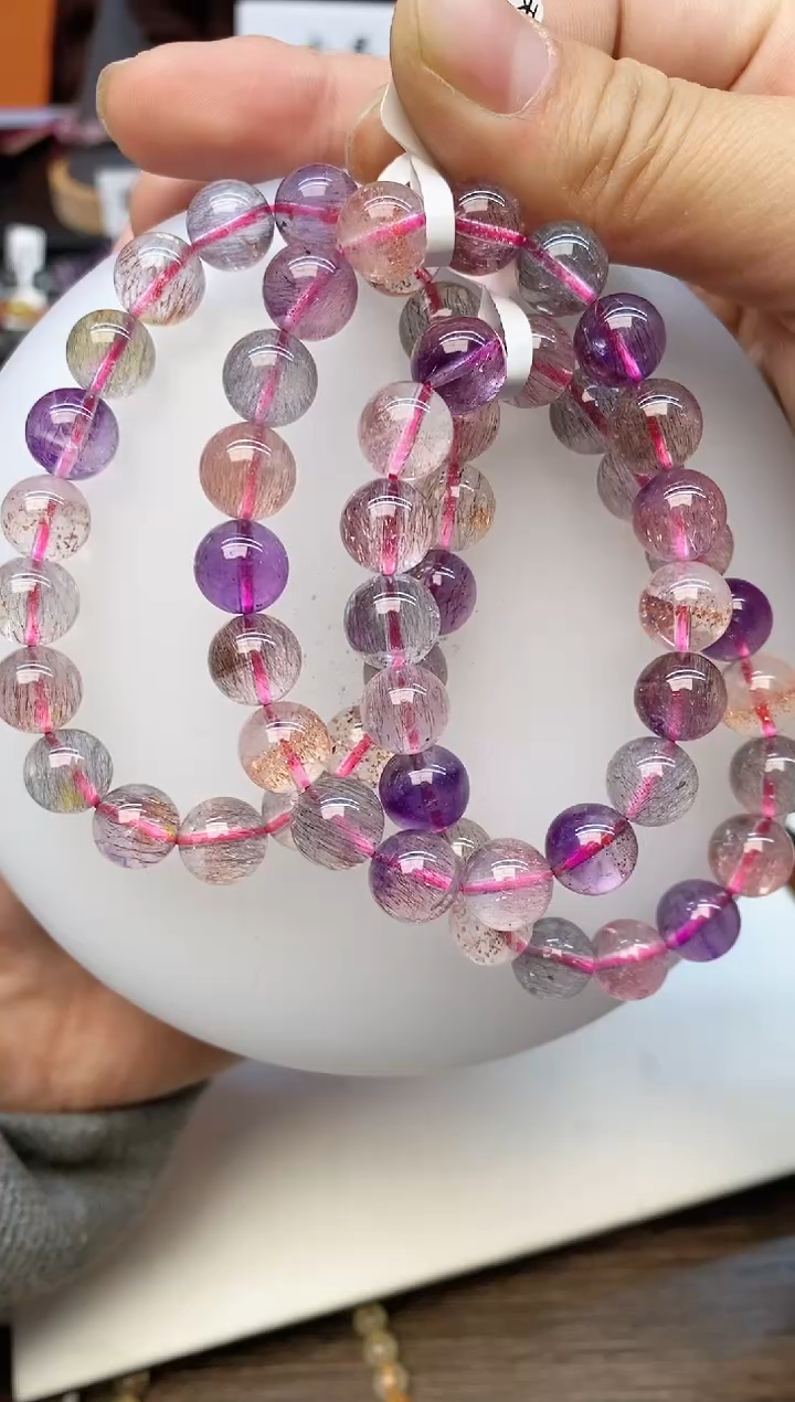 【闪购商品】水晶手串未镶嵌A75 仙女超七 10mm+多样性发其一