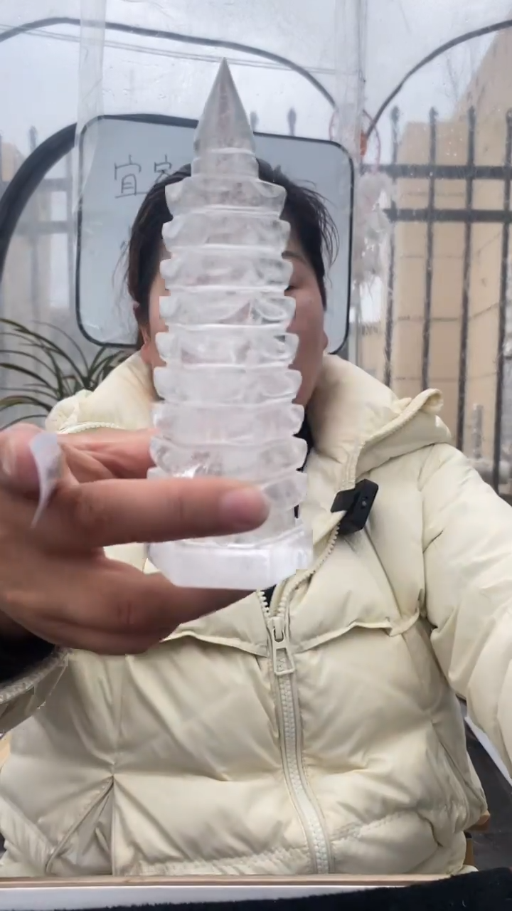 【闪购商品】水晶文昌塔未镶嵌白水晶文昌塔D146