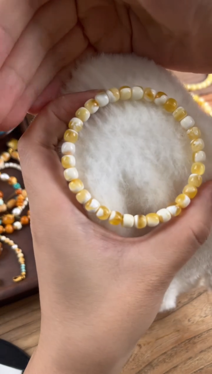 【闪购商品】琥珀裸石未镶嵌蜜蜡手串没品控