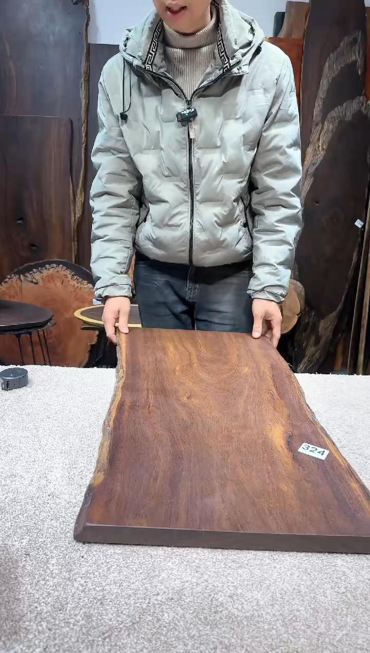 【闪购商品】风车木（黑檀木）尺寸75*38*2.5编号324