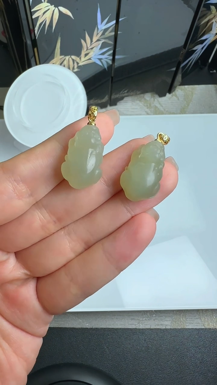 和田玉未镶嵌颈饰JJD0603JY08多样性发一