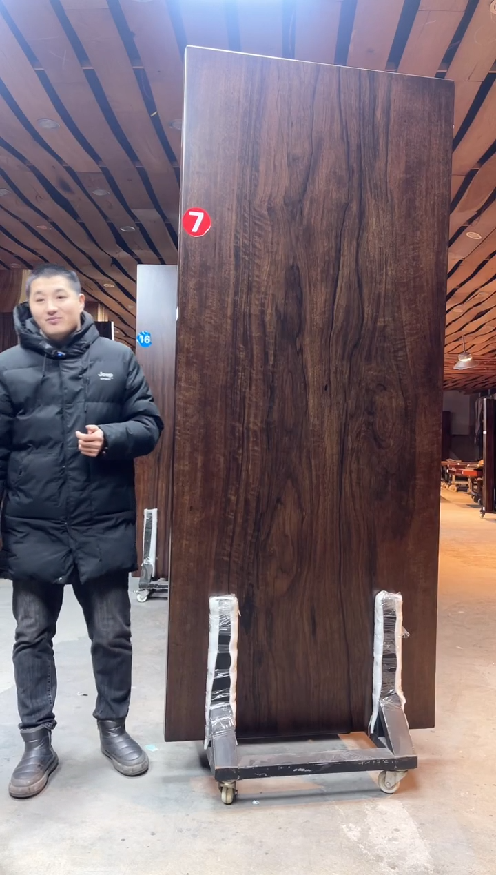 【闪购商品】木进口巴新黑胡桃240*100*6.8