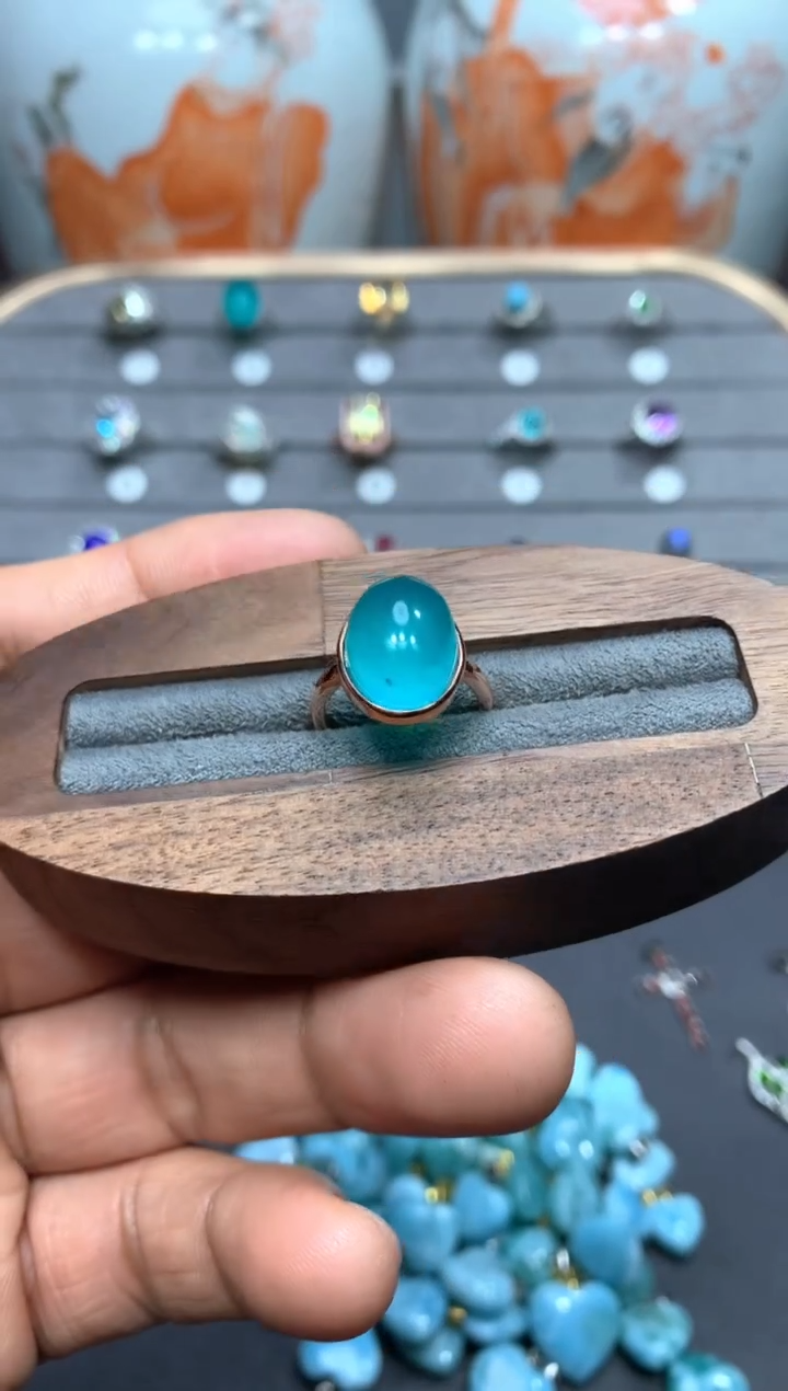 【闪购商品】天河石戒指未镶嵌W73（随机性发货只发一单）