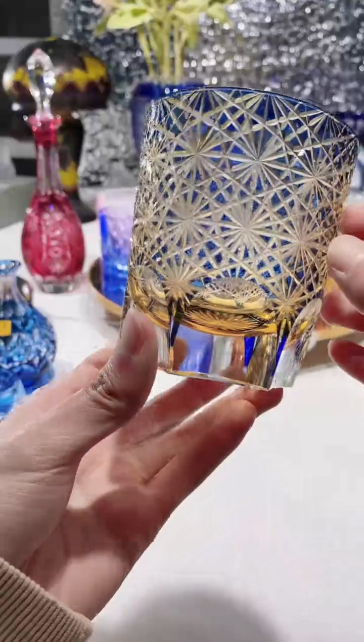 【闪购商品】水晶玻璃无手柄款小金橘715微瑕