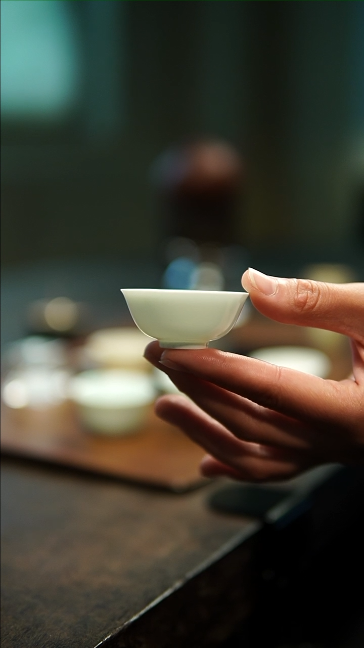 【闪购商品】学古薄胎蛋壳杯一