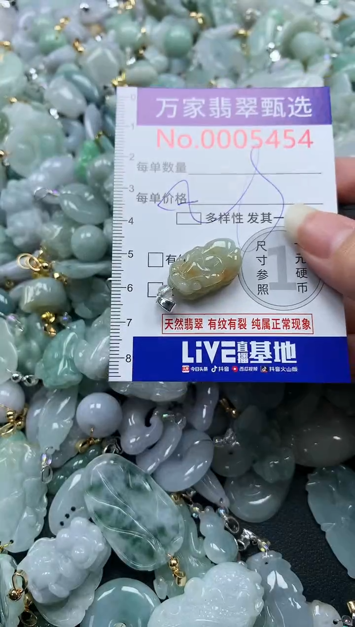 吊坠(不含链)未镶嵌翡翠5454