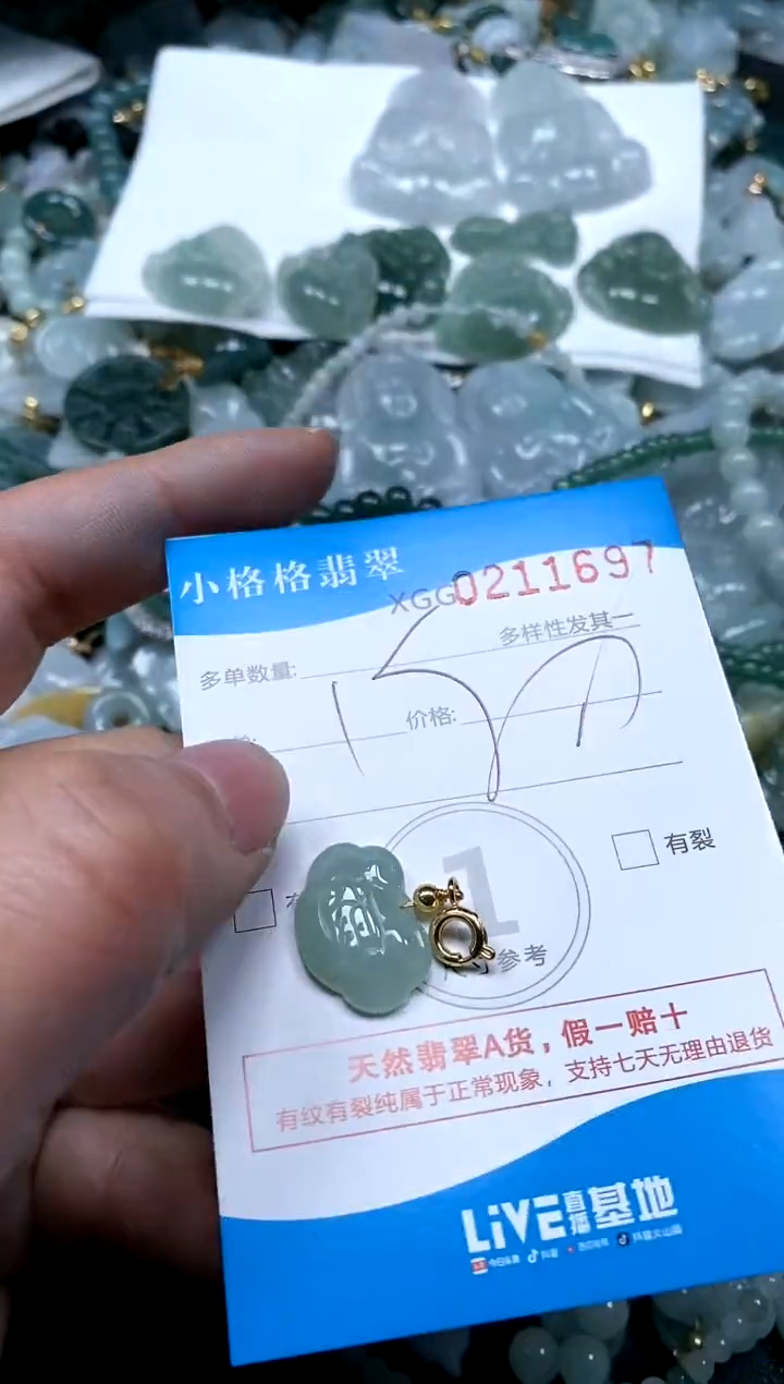 【闪购商品】翡翠颈饰未镶嵌闪购商品0211697