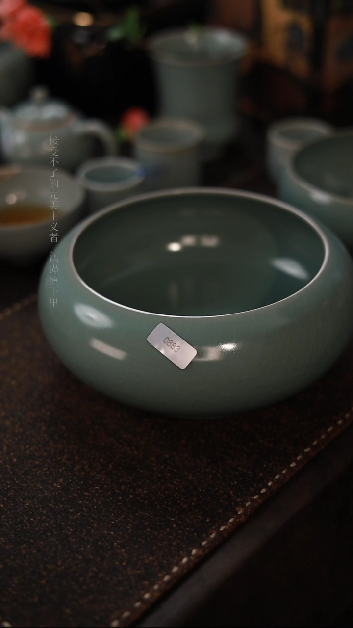 【闪购商品】杯0883一级品青绿仿古大号水盂